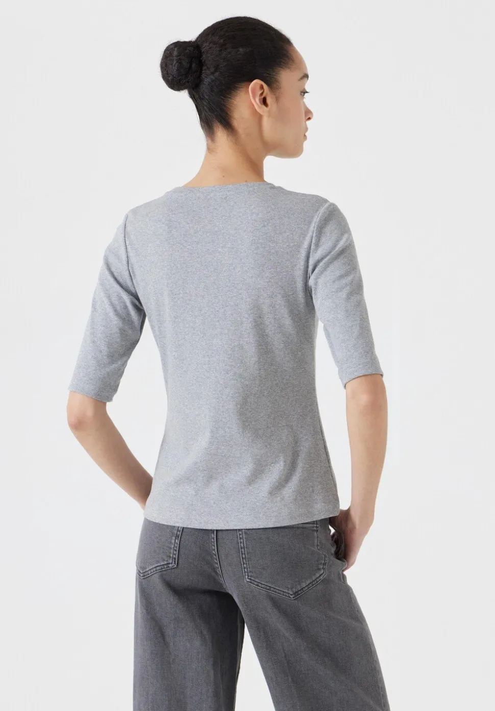 Slim Fit Ribbed T-Shirt