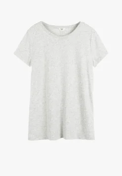 Slim Fit Slub Cotton Crew Neck T-Shirt