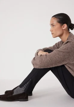 Slim Ponte Zip Detail Cigarette Trouser