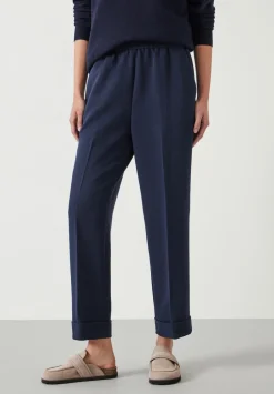Slim Pull On Suit Trousers