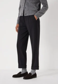 Slim Pull On Tailored Trousers