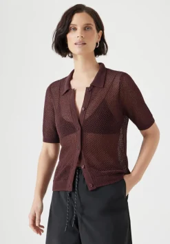 Soft Mesh Knitted Top