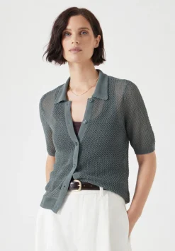 Soft Mesh Knitted Top