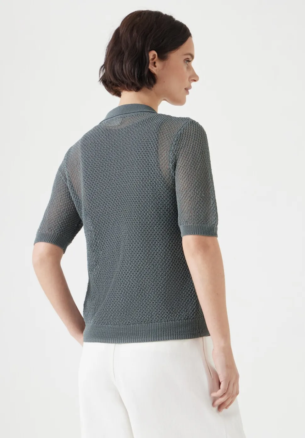 Soft Mesh Knitted Top