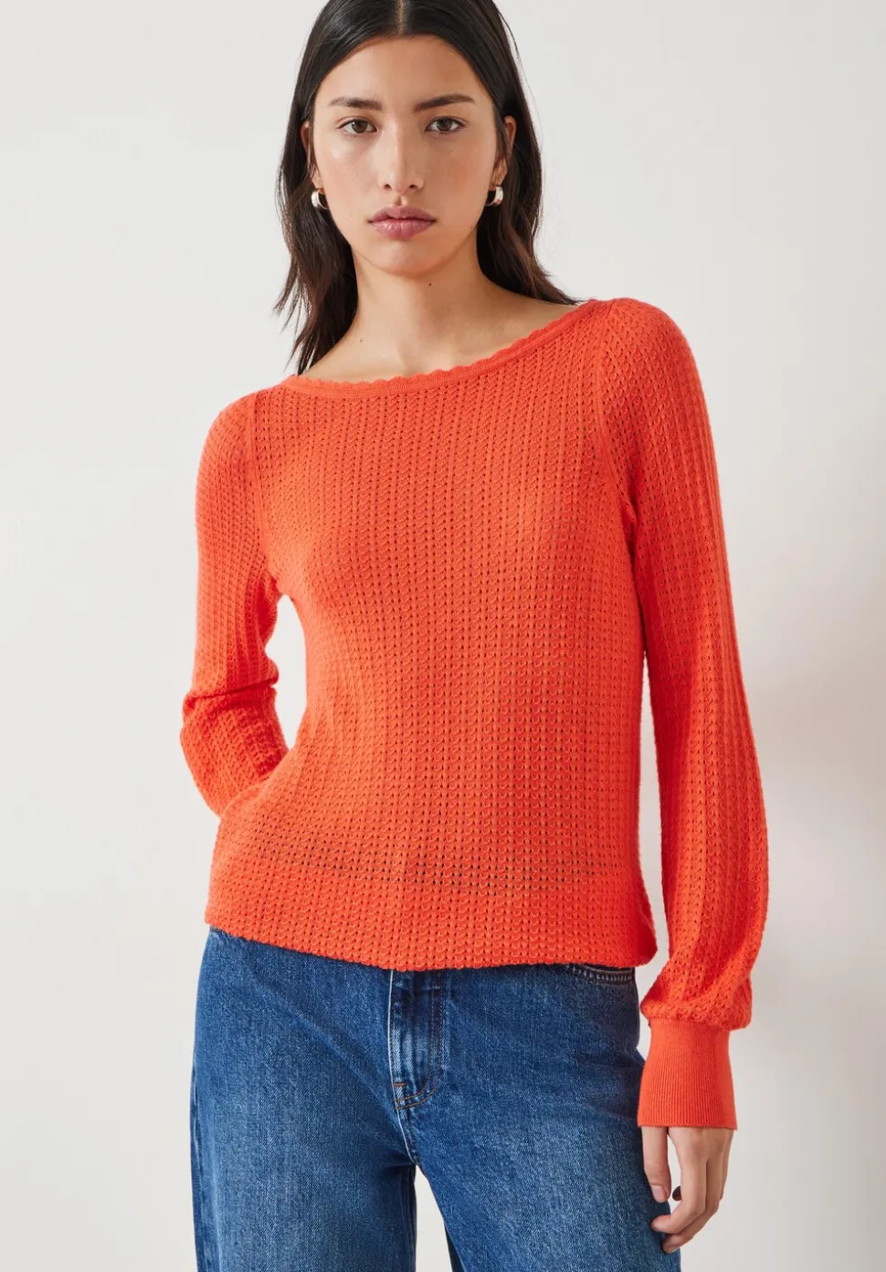 Sophia Boat Neck Lightweight Jumper