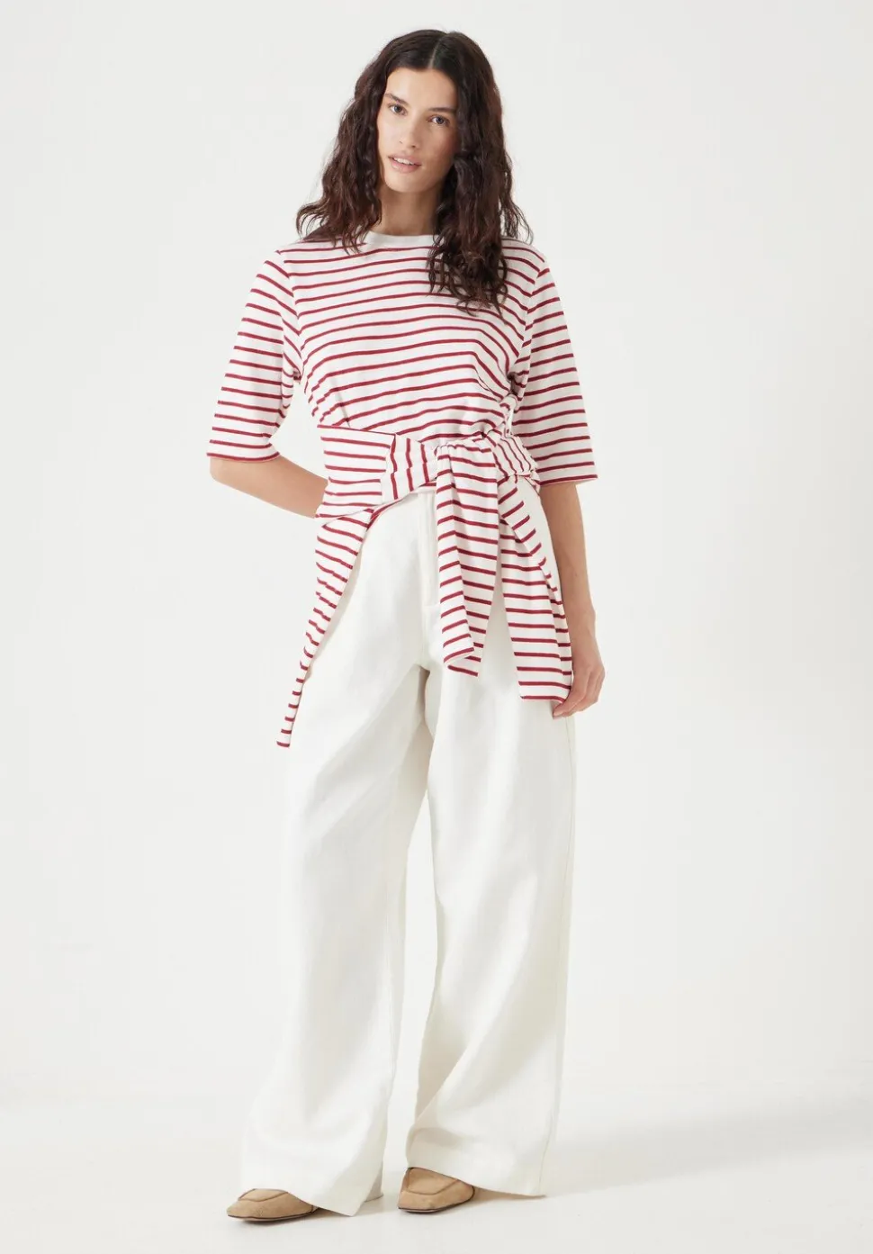 Sora Striped Relaxed T-Shirt