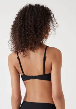 Square Neck Texture Bikini Top