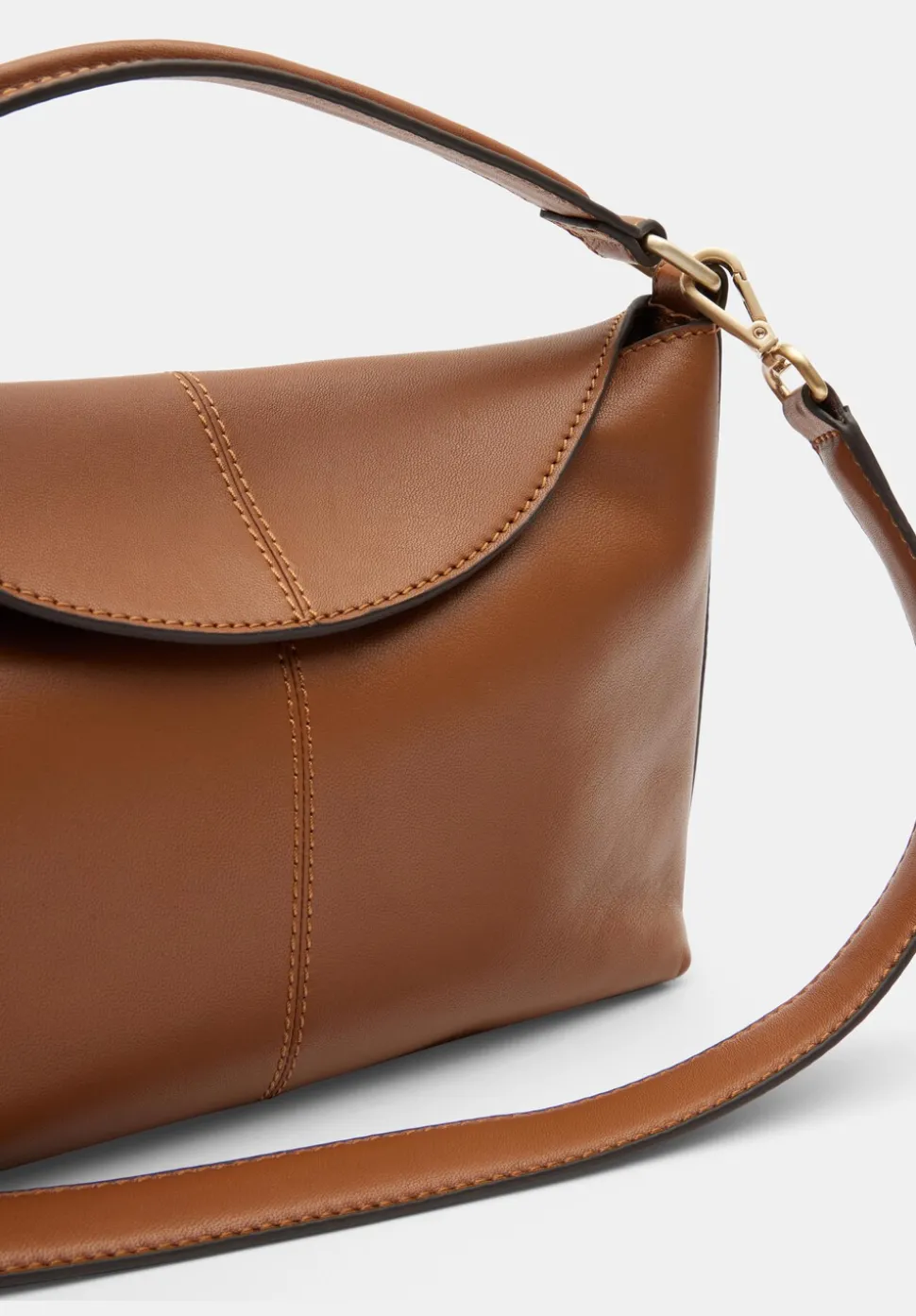 Stevie Leather Crossbody Bag