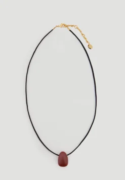 Stone Cord Necklace