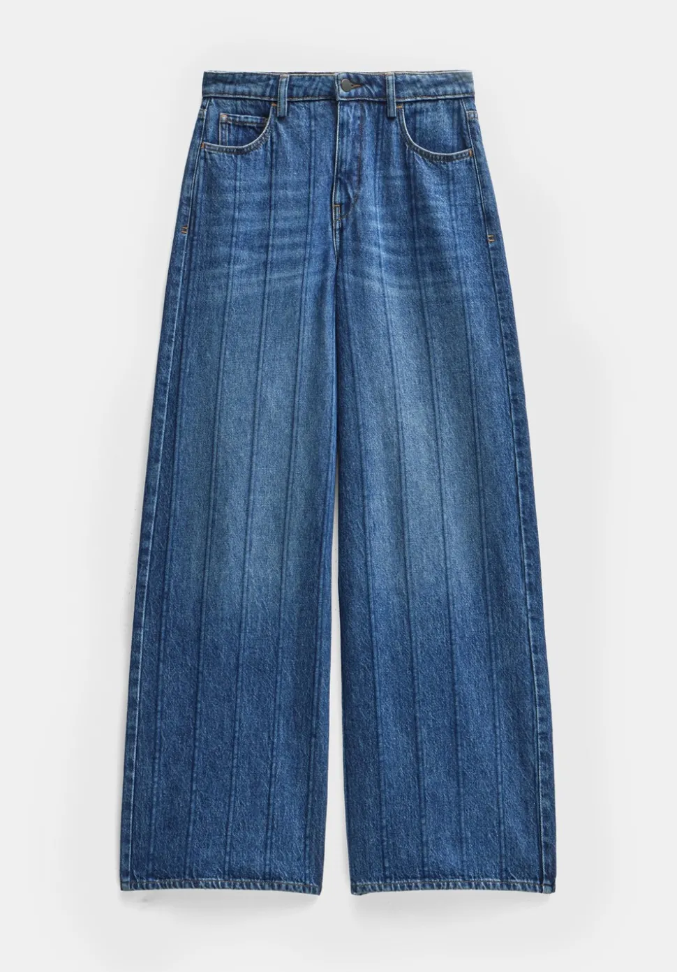 Stripe Wide Leg Jean