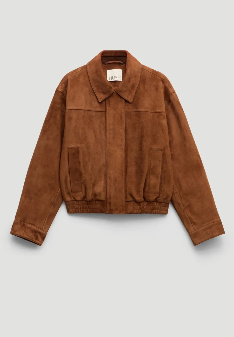 Suede Bomber Jacket