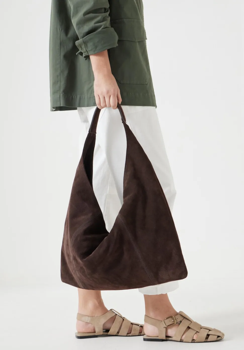 Suede Tote Bag