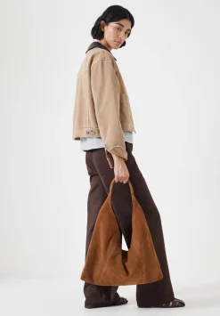 Suede Tote Bag