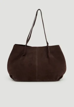 Suede Wing Tote Bag