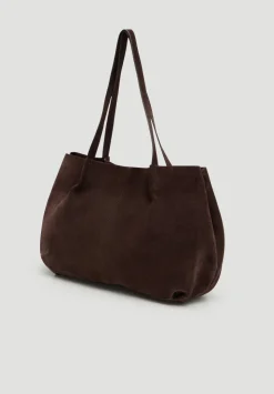 Suede Wing Tote Bag
