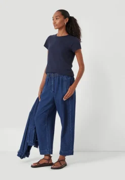 Supersoft Denim Barrel Leg Jeans