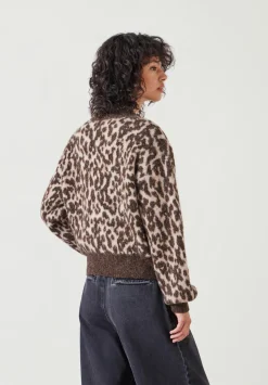 Susie Brushed Animal Bomber Jacket
