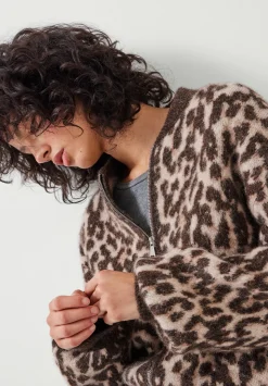 Susie Brushed Animal Bomber Jacket
