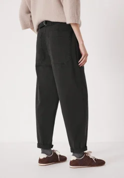 Tapered Leg Casual Trousers