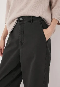 Tapered Leg Casual Trousers