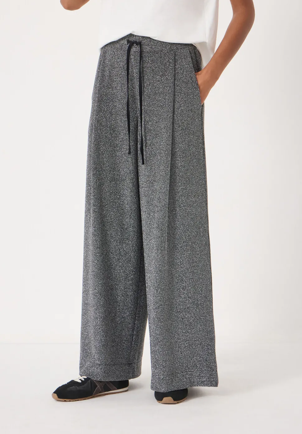 Taylor Metallic Wide Leg Trouser
