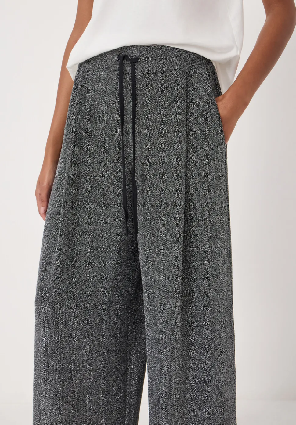 Taylor Metallic Wide Leg Trouser