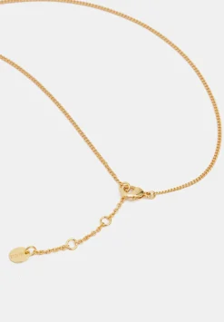 Teardrop Pendant Chain Necklace