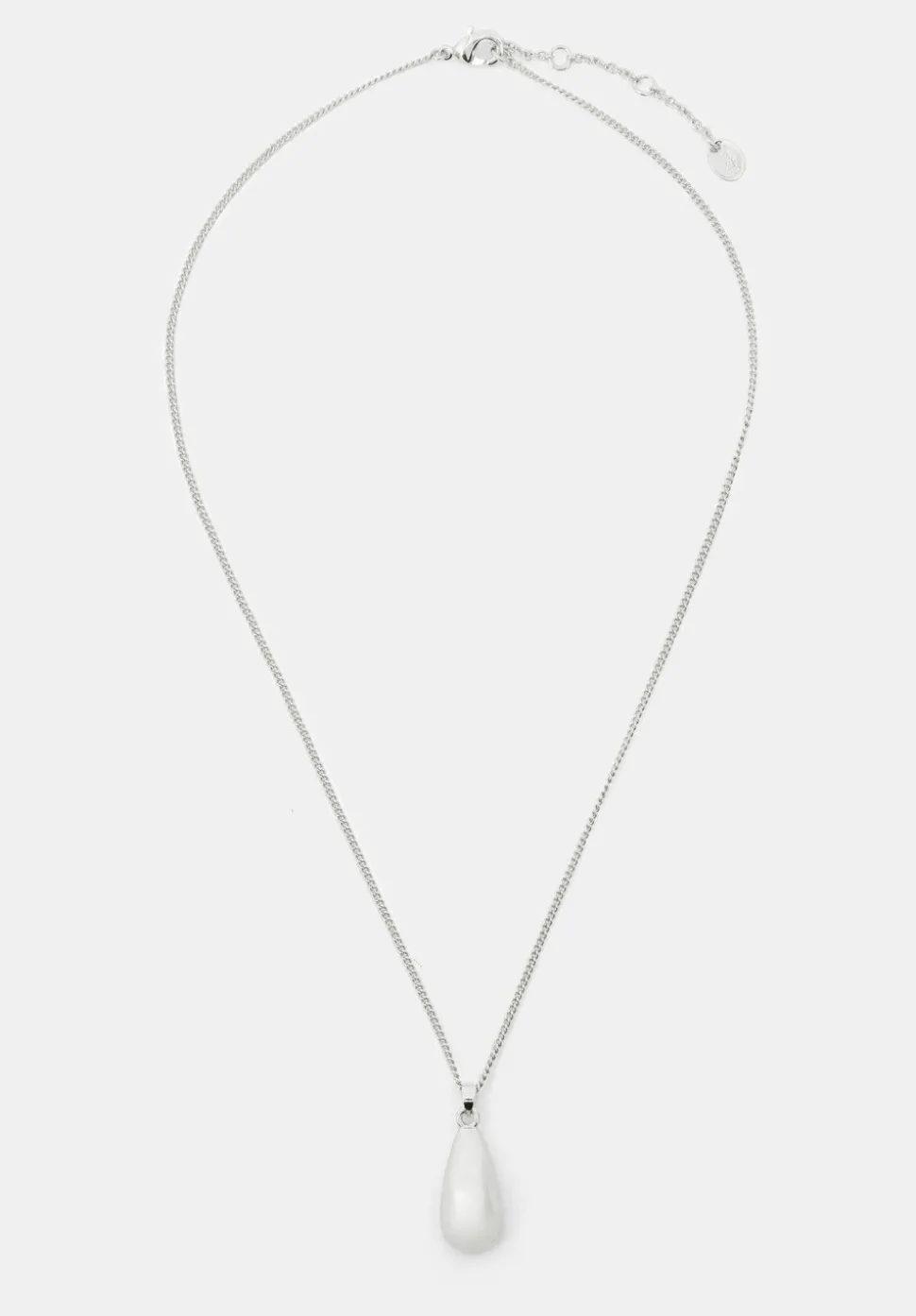 Teardrop Pendant Chain Necklace