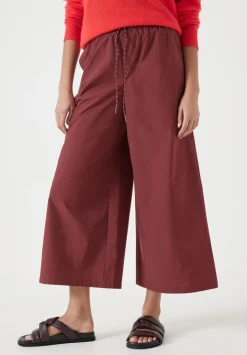 Technical Melissa Wide Leg Cropped Trousers