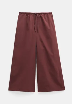 Technical Melissa Wide Leg Cropped Trousers