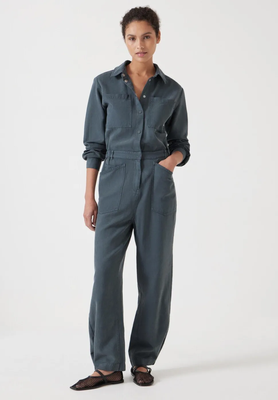 Tencel Aviator Jumpsuit