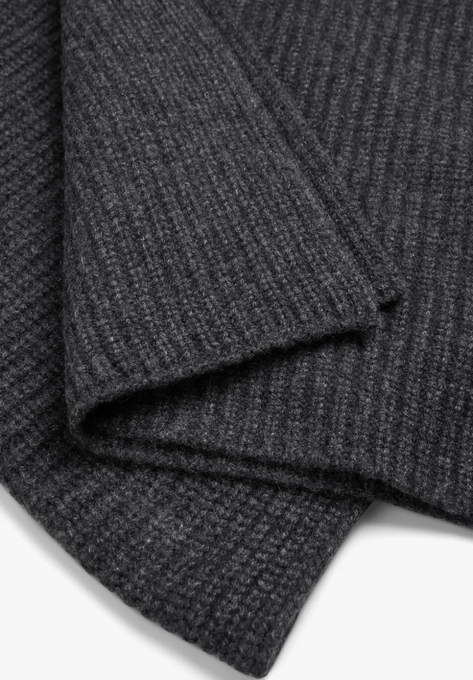 Teresa Ribbed Cashmere Scarf