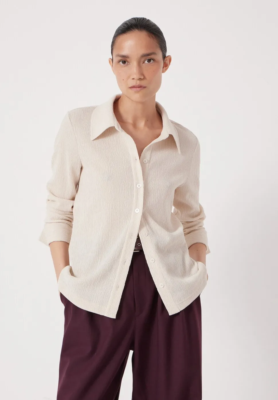 Textured Slim Shirt