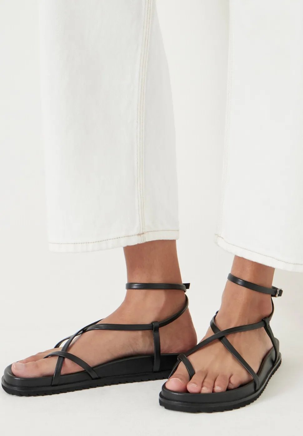 Thea Strappy Leather Sandals