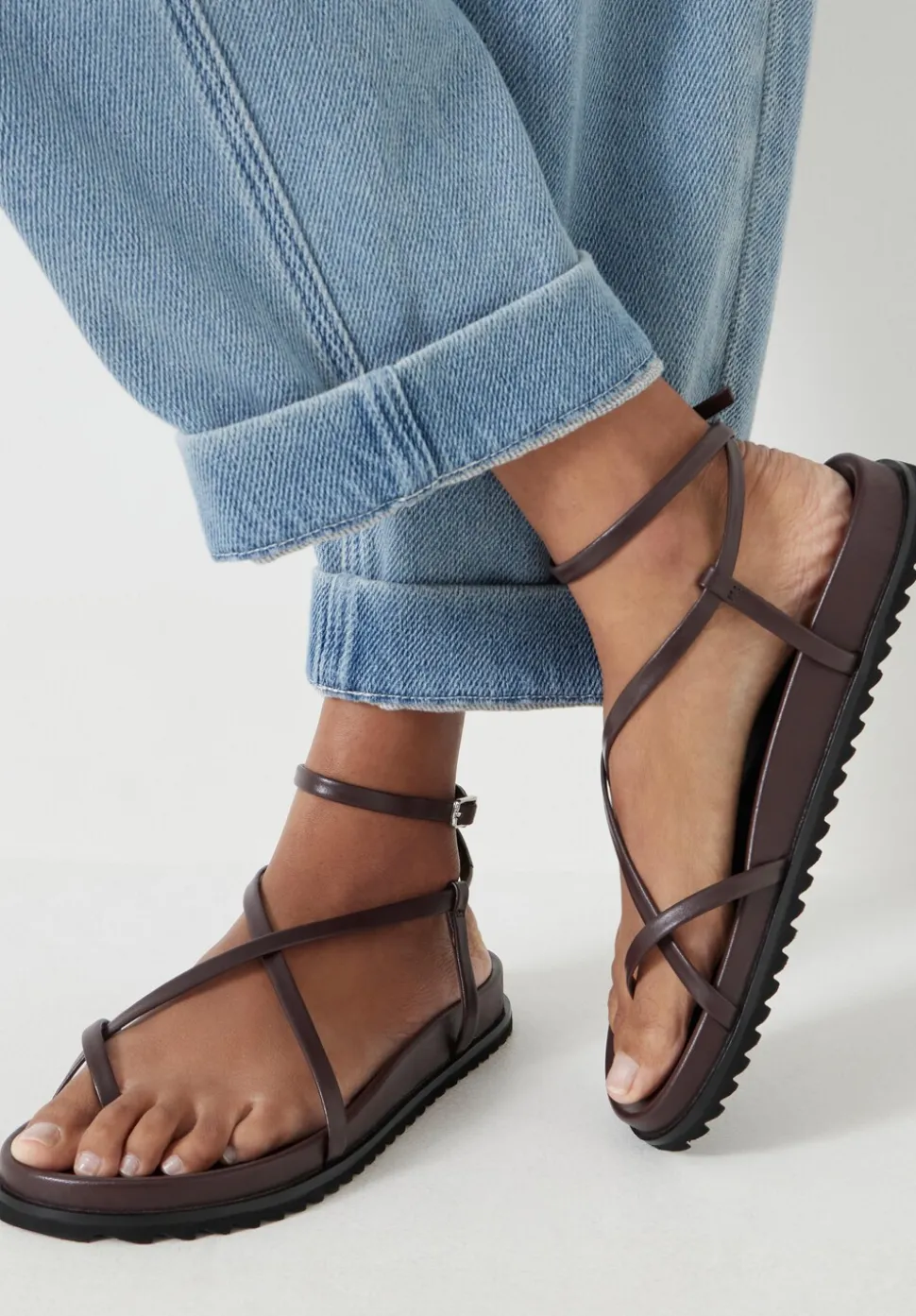 Thea Strappy Leather Sandals