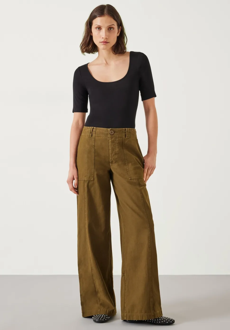 Thea Wide Leg Trousers