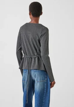 Tie Back Seamed Top