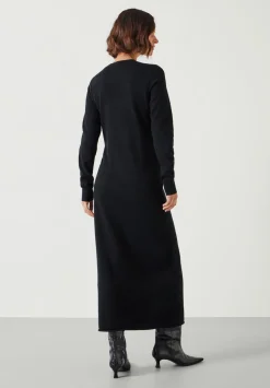 Tilly Tie Waist Merino Wool Midi Dress