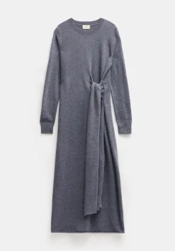Tilly Tie Waist Merino Wool Midi Dress