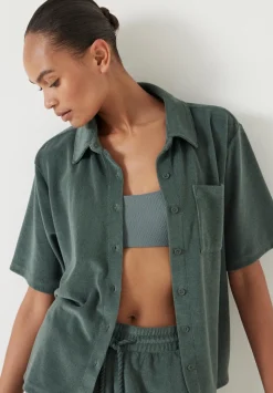 Towelling Short Sleeve Shirt