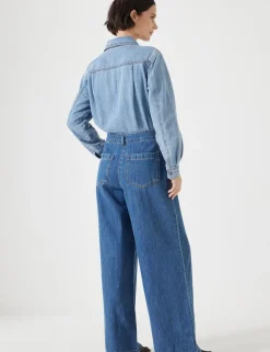 Two Tone Evelyn Denim Jumpsuit