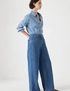 Two Tone Evelyn Denim Jumpsuit