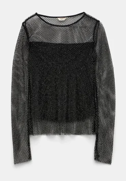Una Sparkle Long Sleeve Top