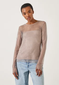 Una Sparkle Long Sleeve Top