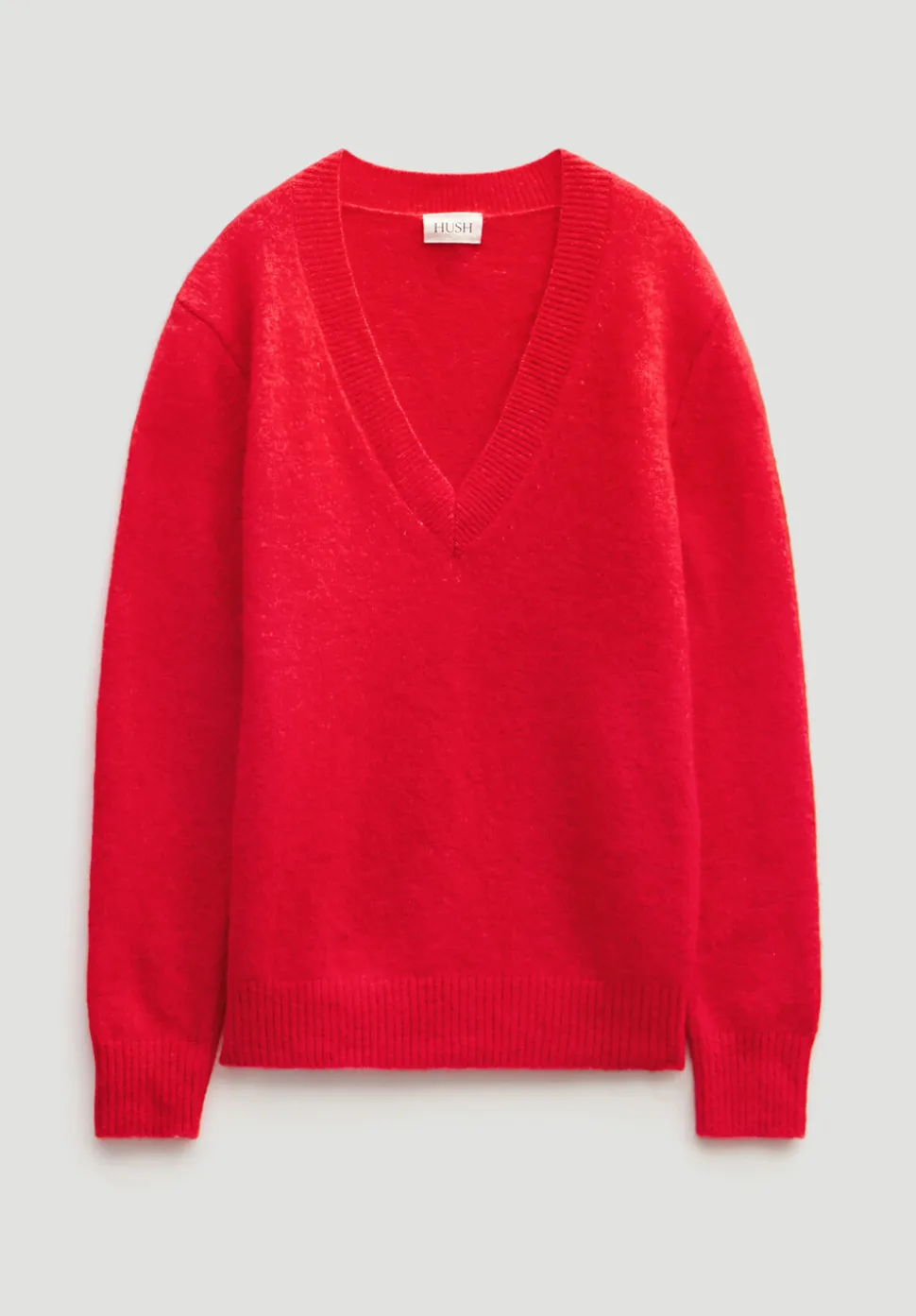 V Neck Wool Blend Jumper