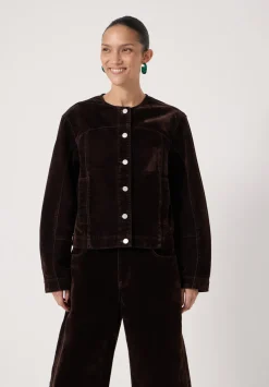 Velma Velvet Denim Jacket