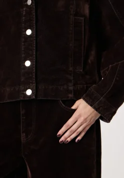 Velma Velvet Denim Jacket