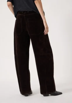 Velvet Cropped Bree Barrel Leg Jeans