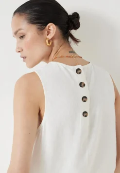 Vera Linen Blend Shell Top