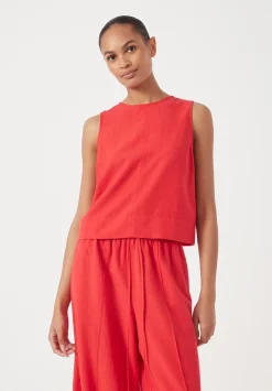 Vera Linen Blend Shell Top